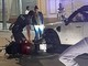 Sanremo: scontro auto-scooter alla rotonda di corso Mombello, centauro portato in ospedale (Foto)