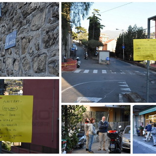 Sanremo: inversione di via Galilei, la sperimentazione si farà ed il semaforo comunque rimarrà (Foto e Video)