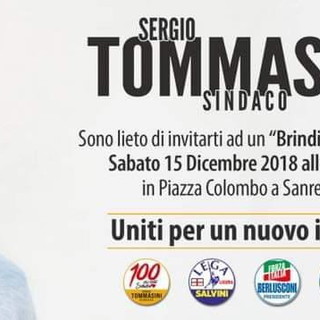 Sanremo: sabato prossimo l'inaugurazione del point elettorale del candidato sindaco Sergio Tommasini in piazza Colombo Sanremo: sabato prossimo l'inaugurazione del point elettorale del candidato sindaco Sergio Tommasini in piazza Colombo