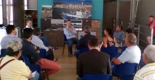 Imperia: ieri l’incontro con il candidato sindaco Luca Lanteri ed il consorzio ‘Porto Peschereccio’ di Oneglia