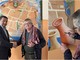 Vallecrosia, l'artista Ivan Secco dona un quadro al Comune (Foto) Vallecrosia, l'artista Ivan Secco dona un quadro al Comune (Foto)