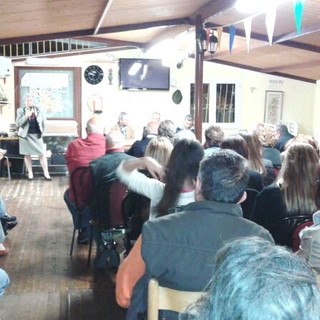 Elezioni Amministrative: il candidato Alberto Biancheri alla Villetta con Gianni Panizzi del PD