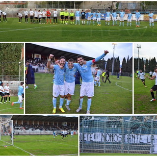 Calcio: il derby di Eccellenza è biancazzurro, l'Unione Sanremo espugna il 'Ciccione' e batte 2-1 l'Imperia
