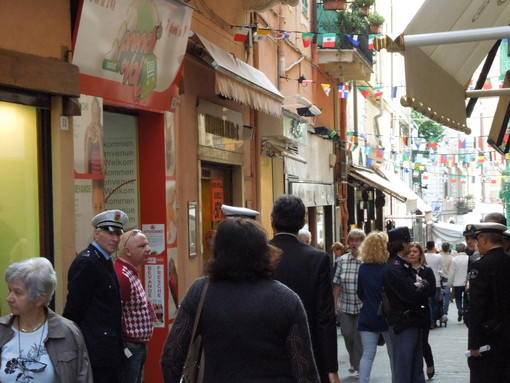 Uno dei distributori controllati la mattina del 9 maggio.