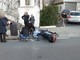 Sanremo: scontro tra auto e scooter questa mattina in corso Matuzia, per fortuna nessun ferito