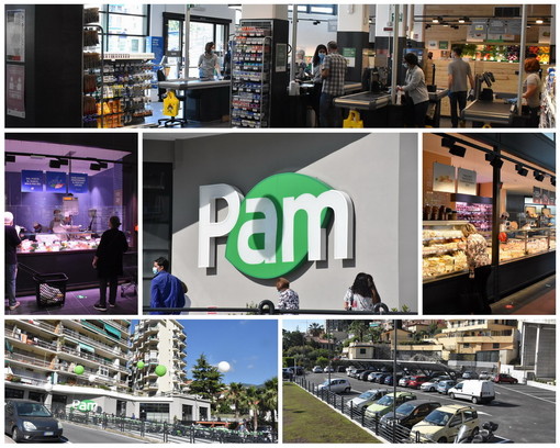 Sanremo: inaugurato questa mattina il PAM di via Agosti, qualità dei prodotti, parcheggi e le eccellenze locali (Foto e Video)
