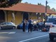 Sanremo: scontro tra due moto in Piazza Cesare Battisti. Centauro al pronto soccorso Sanremo: scontro tra due moto in Piazza Cesare Battisti. Centauro al pronto soccorso