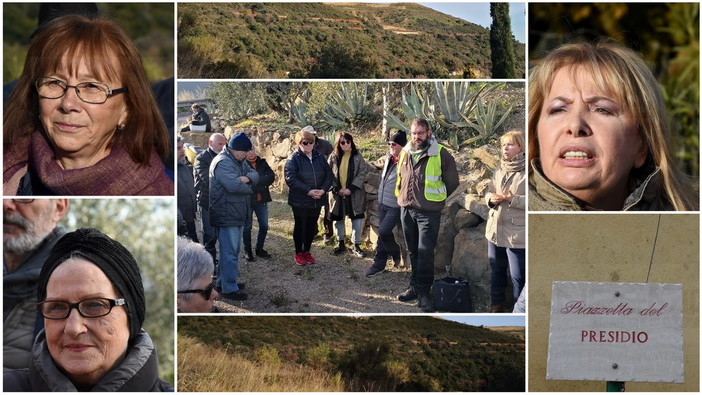 Sanremo: residenti e M5S tornano al presidio "Assurdo qui l'aumento della Tari e la situazione del rio Ciuvin!" (Foto e Video)