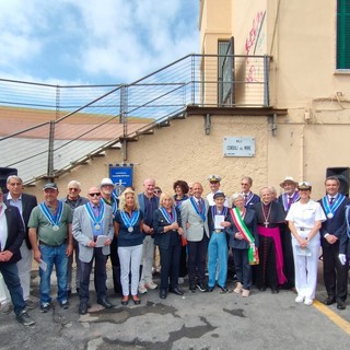 Sanremo: inaugurata una nuova targa dedicata ai consoli del mare in zona Porto Vecchio (Foto e video)