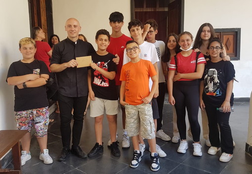 Taggia: gli alunni della Media Nobel incontrano gli ospiti ucraini al Convento di San Domenico