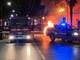 Camporosso: auto a fuoco sulla via Aurelia, qualche momento di tensione e intervento dei Vigili del Fuoco (Foto e Video)