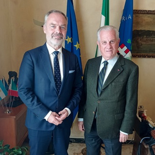 Imperia, incontro ufficiale tra Claudio Scajola e l'Ambasciatore di Svezia Jan Björklund: “Ritorna il Consolato onorario in Provincia” Imperia, incontro ufficiale tra Claudio Scajola e l'Ambasciatore di Svezia Jan Björklund: “Ritorna il Consolato onorario in Provincia”