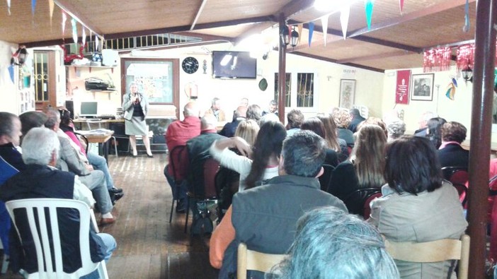 Elezioni Amministrative: il candidato Alberto Biancheri alla Villetta con Gianni Panizzi del PD