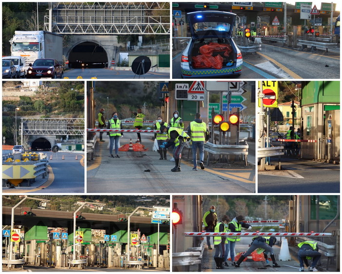 Ventimiglia: uomo investito sulla A10 alla barriera muore sul colpo, indagini della Polizia Stradale (Foto) Ventimiglia: uomo investito sulla A10 alla barriera muore sul colpo, indagini della Polizia Stradale (Foto)