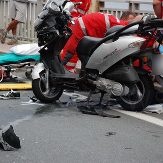Scontro tra due scooter di martedì scorso sull'Aurelia: fuori pericolo di vita Marco Gandolfo