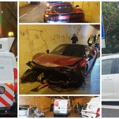 Tre incidenti stradali in pochi minuti tra Sanremo e Taggia sull'Aurelia Bis: nessun ferito grave, una Ferrari distrutta (Foto) Tre incidenti stradali in pochi minuti tra Sanremo e Taggia sull'Aurelia Bis: nessun ferito grave, una Ferrari distrutta (Foto)