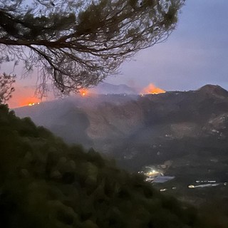 L'incendio di stanotte