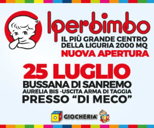Iperbimbo apre anche a Sanremo, grande inaugurazione sabato prossimo!