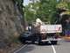Bordighera: spettacolare incidente al Giunchetto, auto tedesca rimane schiacciata contro il muro (Foto e Video)