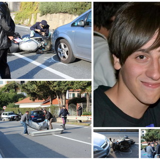 San Lorenzo al Mare: ha perso il controllo della moto in curva, morto il 18enne Fabio Moraglia