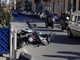 Sanremo: lieve incidente stradale in via Roma, due scooter si scontrano, nessun ferito (Foto)