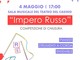 Sanremo: questo pomeriggio al Teatro del Casinò l'evento di musica classica 'Impero Russo' condotto dall'influencer Ilaria Salerno Sanremo: questo pomeriggio al Teatro del Casinò l'evento di musica classica 'Impero Russo' condotto dall'influencer Ilaria Salerno