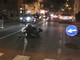 Sanremo: cade con la moto in corso Cavallotti a San Martino, centauro trasportato in ospedale (Foto)