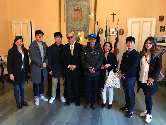 La delegazione con l'Assessore Marco Sarlo La delegazione con l'Assessore Marco Sarlo