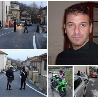 Il luogo dell'incidente e, sotto, Claudio Zamboni tratto dal suo profilo di Facebook