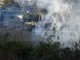 Camporosso: incendio boschivo nella zona di Ciaixe, sul posto Vigili del Fuoco e Volontari
