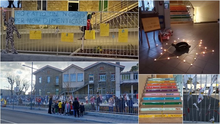 Vallecrosia, gli alunni dell'istituto comprensivo "A. Doria" celebrano la Giornata della memoria (Foto)