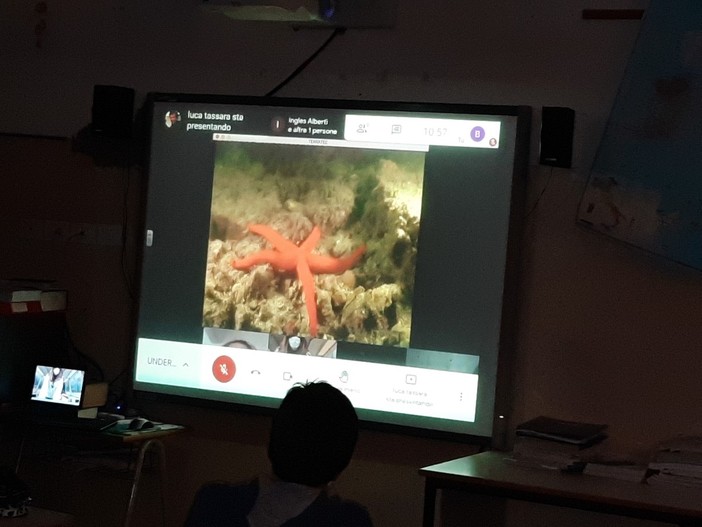 Sanremo: per i ragazzi del plesso “Italo Calvino” un'immersione virtuale nel mare di Portofino (Foto)