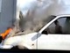 Pieve di Teco: auto a fuoco questa mattina sulla Statale 28, vettura distrutta e nessun ferito