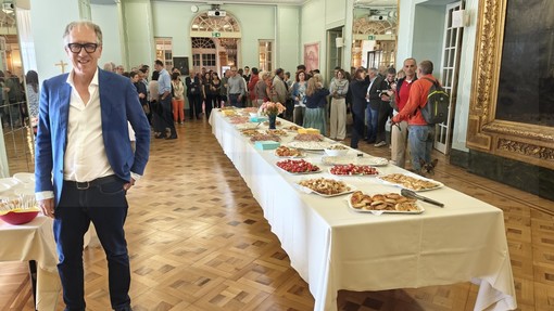 Sanremo: 10 anni da Sindaco, a palazzo Bellevue il saluto di Alberto Biancheri ai dipendenti (Foto)