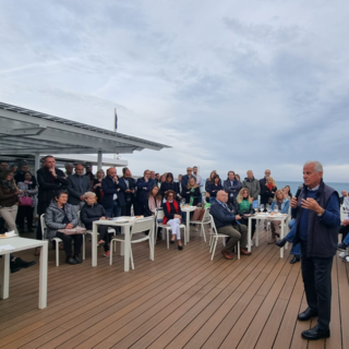 Incontro tra Claudio Scajola e i candidati consiglieri: "Noi parliamo di fatti e programmi, le polemiche le lasciamo ad altri"