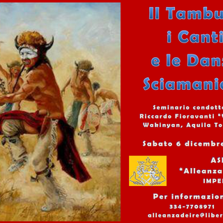 Imperia: il 6 e 7 dicembre appuntamento con un seminario su “Wambly Wakinyan”