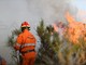 Molini di Triora: incendio di sterpaglie nella zona versa Andagna, intervento dei Vigili del Fuoco