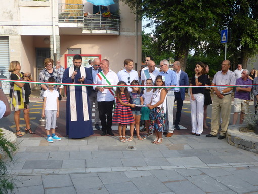 Pompeiana: sabato scorso l'inaugurazione di piazza Dante e del nuovo sistema di videosorveglianza (Foto)