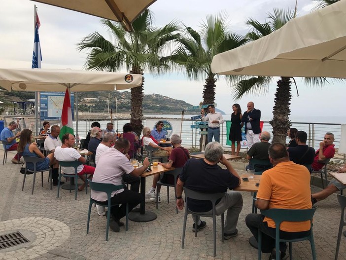 Elezioni regionali. A San Lorenzo al Mare l'incontro con il candidato di Fratelli d'Italia, Gianni Berrino