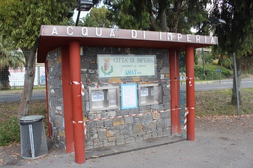Imperia: fuori uso l'erogatore d'acqua gassata del parco urbano San Leonardo