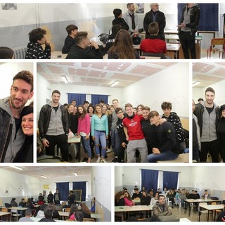 Taggia: al Liceo Scientifico dello Sport una lezione speciale con il campione della pallavolo Simone Parodi