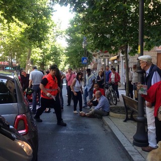 Sanremo: donna investita in corso Garibaldi, lievi ferite e contusioni. Trasportata in ospedale