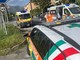 Ventimiglia: con lo scooter contro un furgone a Roverino, marito e moglie portati in ospedale (Foto) Ventimiglia: con lo scooter contro un furgone a Roverino, marito e moglie portati in ospedale (Foto)