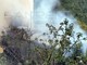 Vallecrosia: incendio di un magazzino in campagna nella zona di Conca Verde, intervento dei Vigili del Fuoco