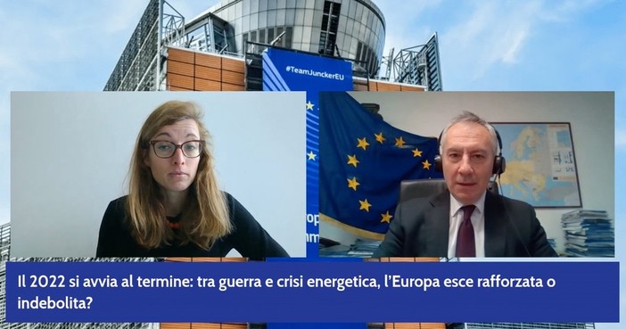 Guerra, caro energia e Pnrr: intervista a Massimo Gaudina (Commissione Europea): "Le crisi rafforzano la coesione tra i Paesi" (Foto e Video) Guerra, caro energia e Pnrr: intervista a Massimo Gaudina (Commissione Europea): "Le crisi rafforzano la coesione tra i Paesi" (Foto e Video)
