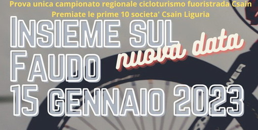 Imperia: domenica prossima la seconda edizione del raduno cicloturistico 'Insieme sul Faudo' Imperia: domenica prossima la seconda edizione del raduno cicloturistico 'Insieme sul Faudo'