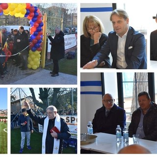 Diano Marina: inaugurato oggi il nuovo campo sportivo Wladimiro Marengo, sarà la casa della Dianese &amp; Golfo (Foto e video)