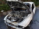 Taggia: una Lancia Y prende fuoco per un corto circuito in via San Francesco, intervento dei pompieri di Sanremo
