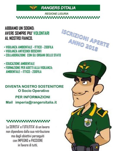 Sanremo: sono aperte le iscrizioni all'Associazione Nazionale Ranges d'Italia Sanremo: sono aperte le iscrizioni all'Associazione Nazionale Ranges d'Italia