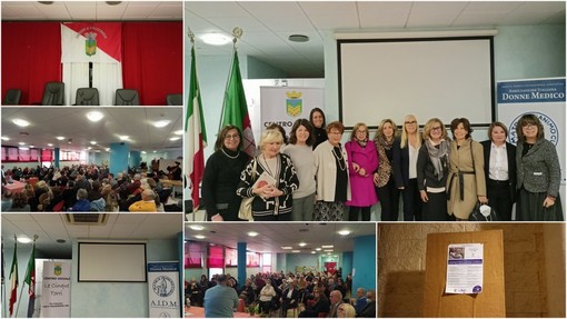 Vallecrosia, successo per il convegno sull’invecchiamento attivo. Piardi: "Sala polivalente gremita" (Foto e video)